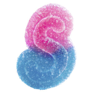 Fully Blasted Blue Raspberry Watermelon Gummies