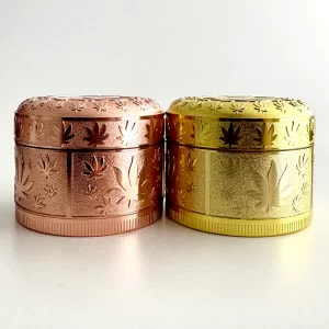 Leaf Engraving Grinder 52*41mm 4 Parts