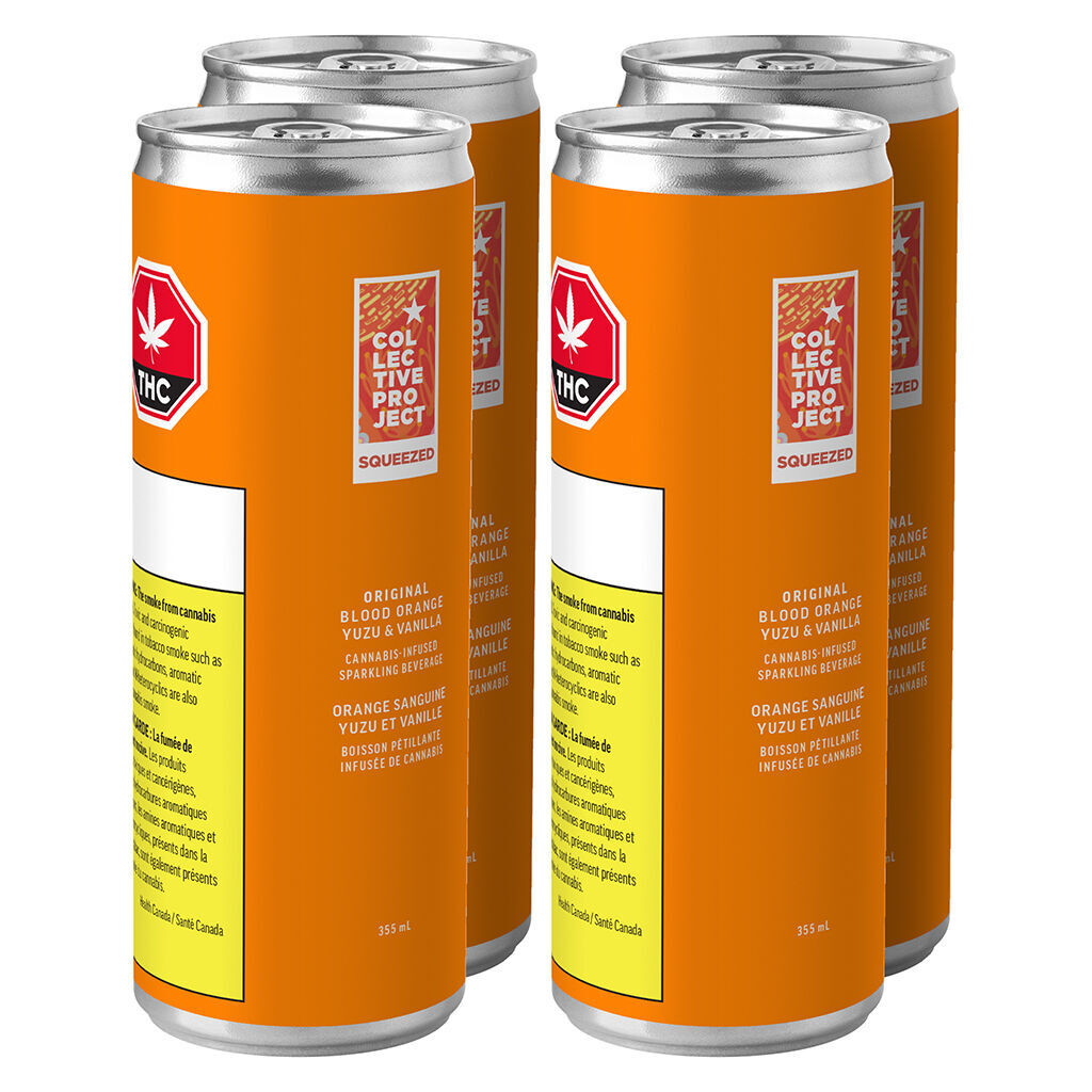 Original Blood Orange Yuzu & Vanilla Sparkling Juice 4 Pack