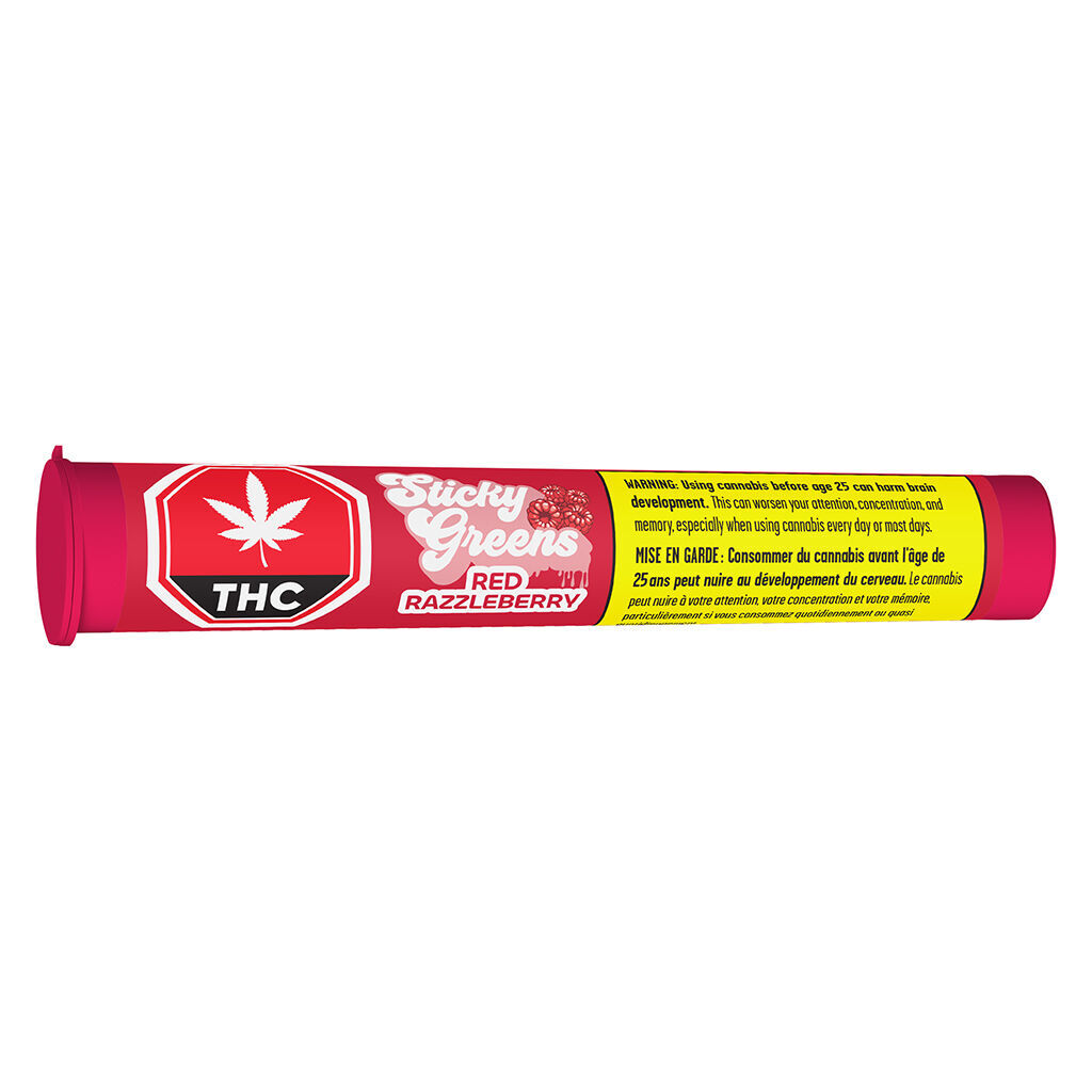 Red Razzleberry Liquid Diamond Infused Pre-Roll - Image 2