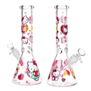 10" I Love Kittys Beaker Bong